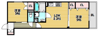 【間取り】 | クリエオーレ東石切町