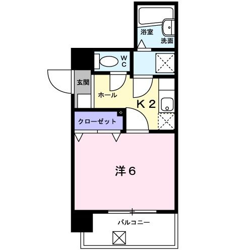 Ｆｏｒｔｕｎｅ’ｓ桜上水の間取り|間取りです。