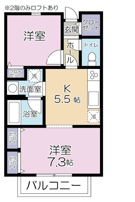 Fioralbaの間取り|間取りです。