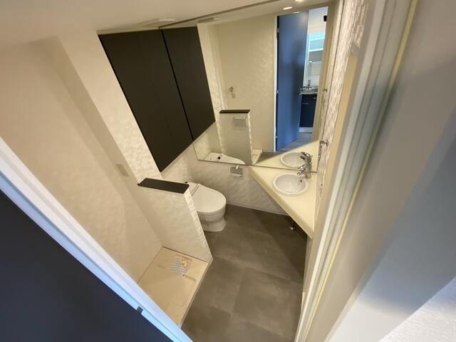 クレジデンス神谷町の洗面所