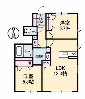 【間取り】 | シャーメゾンN