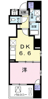 【間取り】 | ベスティエ秋葉原 | 間取りです。