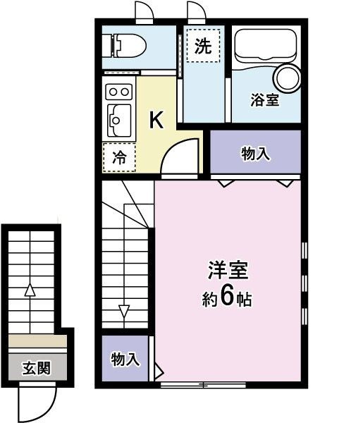 ルミエール沼袋の間取り|間取りです。