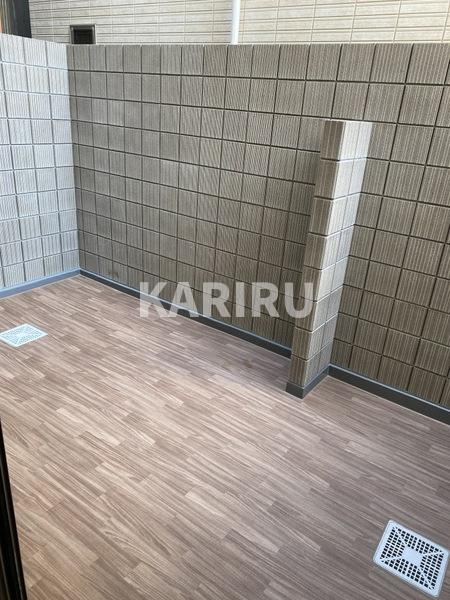 ドゥエリング千林商店街のバルコニー