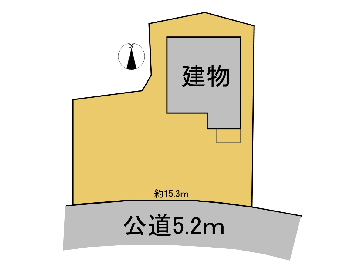 中古戸建　揖斐郡揖斐川町北方　平成22年築の区画図