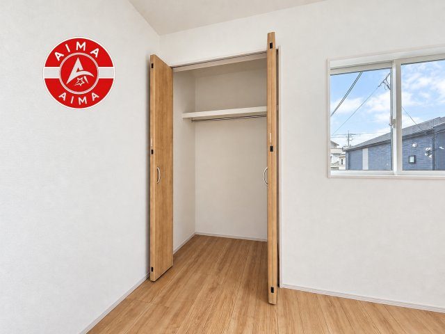 福岡市南区曰佐3丁目第1-4棟（3号棟）の内観：施工例|収納には困りません。