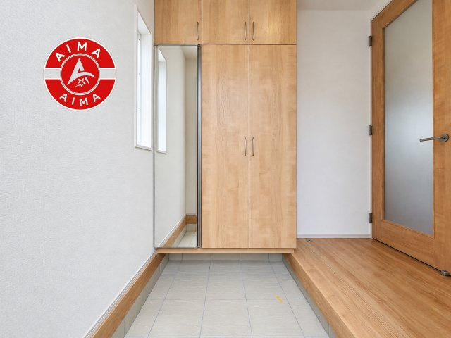福岡市南区曰佐3丁目第1-4棟（3号棟）の内観：施工例|二重ロック採用。毎日の安心を守るしっかり防犯対策。