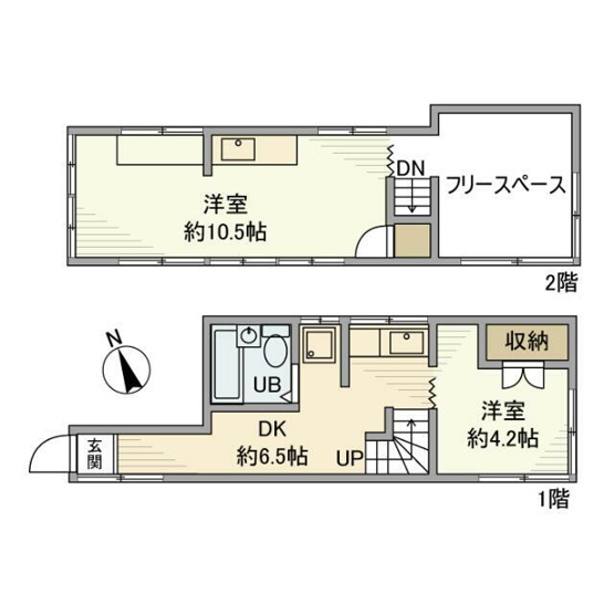 【間取り】 | 小島町3丁目戸建