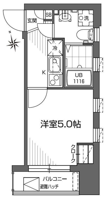 グランアセット早稲田の間取り