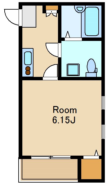 中野区大和町１丁目の賃貸マンションの間取り