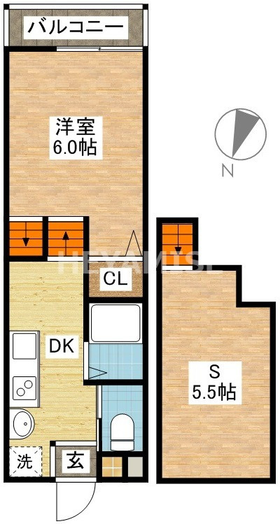玉園UK　の間取り