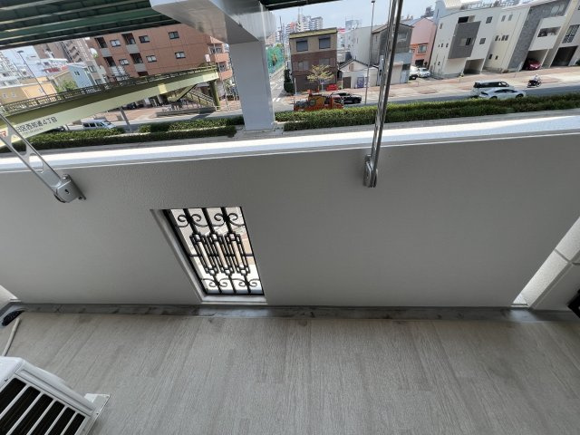 グランテラス熱田のバルコニー