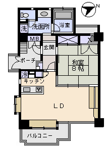 下田市　リゾート129　碁石が浜パートＩの間取り