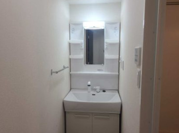ロイヤル東栄日本橋の洗面所|コンパクトで使いやすい洗面所