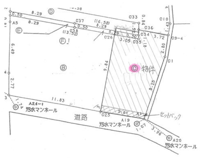 【土地図】 | 霞ヶ丘２丁目　土地