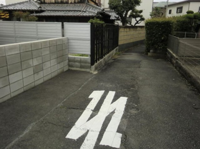 【前面道路含む現地写真】 | 霞ヶ丘２丁目　土地