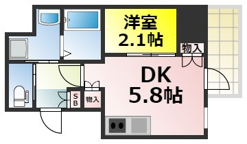 【間取り】 | ソルテラス阿波座ウィズ 仲介手数料無料