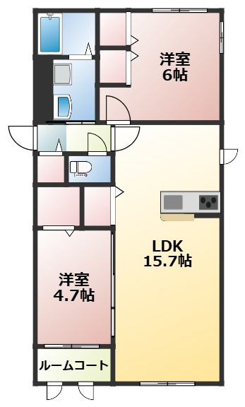 ＨＥＭ　ＦＩＫＡの間取り