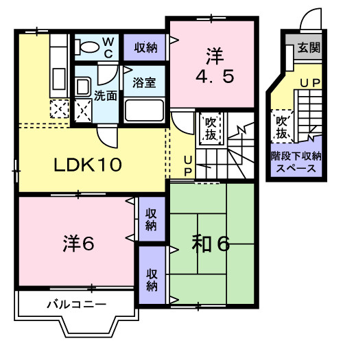 ガーデンハイツ大久保Ⅱの間取り