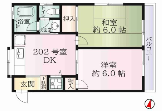 東尾久2丁目アパートの間取り