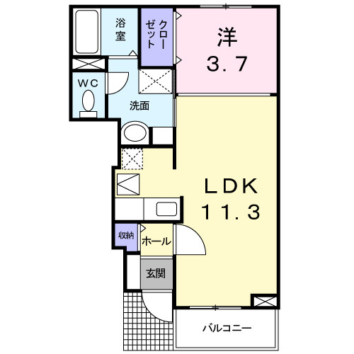 【間取り】 | エテルノ　Ⅱ