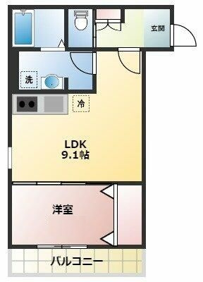 アニーサ．ケーの間取り|間取りです。