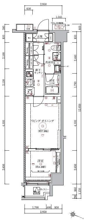 Weave Base Itabashi Honchoの間取り