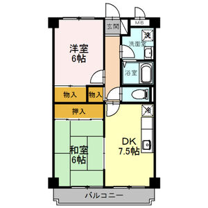 フェリス旭ヶ丘の間取り