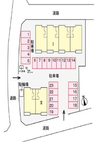 コート・ダジュール緑町　Ⅰの駐車場|駐車場