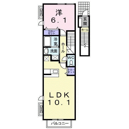 アウローラⅠの間取り|間取図