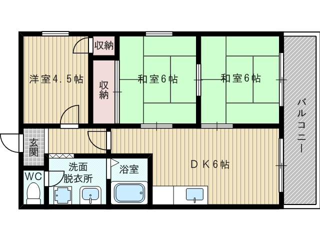 大阪市東淀川区上新庄２丁目のマンション