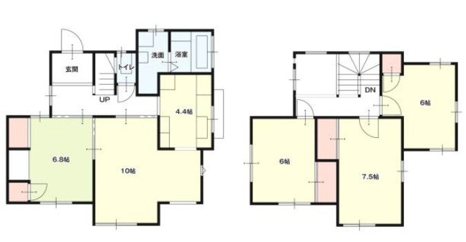加古川市加古川町中津　中古戸建の間取り|4LDKです。