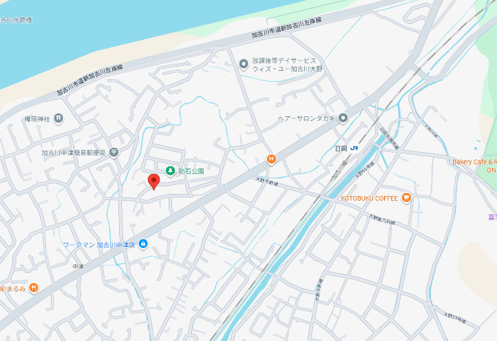 加古川市加古川町中津　中古戸建の地図