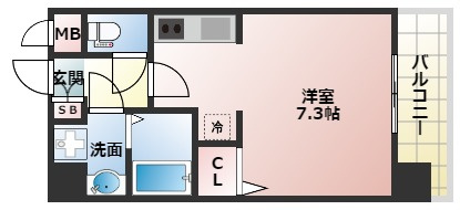 【間取り】 | クレアートクラウン天王寺