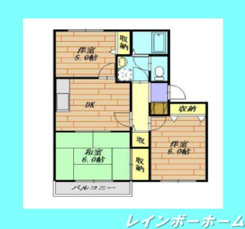 【仲介手数料：50％OFF】対象物件！の間取り