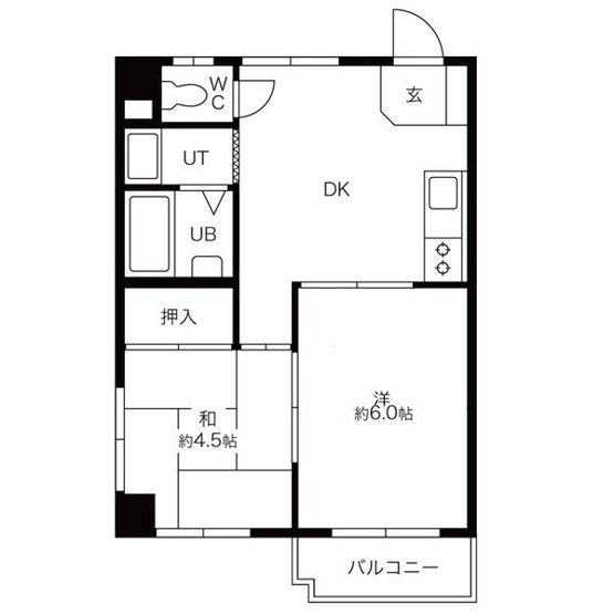 【間取り】 | サンハイツ大阪屋