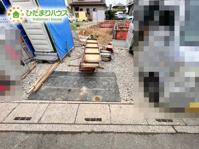 上尾市上32期　新築戸建　グラファーレ01の駐車場|9/4　撮影