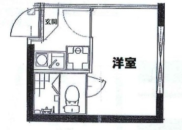 グリフィンドール中野の間取り|間取りです。