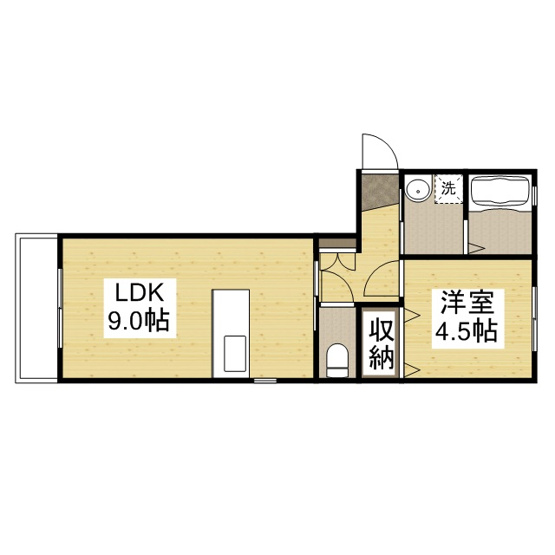 【間取り】 | ラ・ヴィータ高屋六番館
