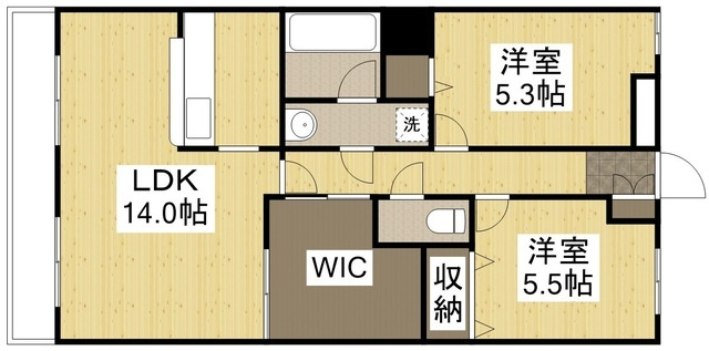 【間取り】 | ローズハイツ竜操