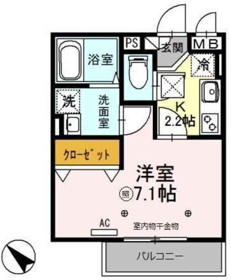 エスポアールの間取り