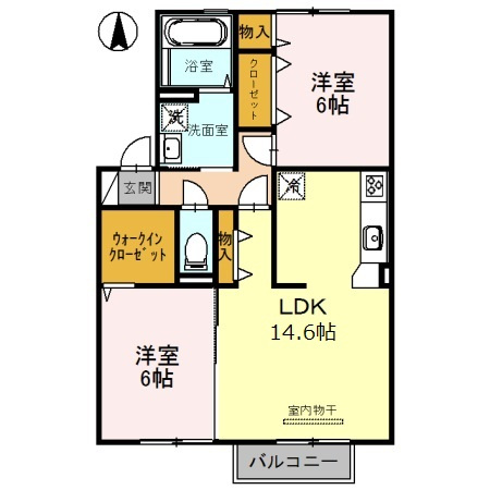 ECO SOLEILの間取り
