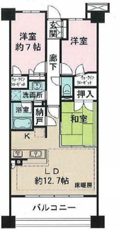 【間取り】 | ＢＥＬＩＳＴＡ板橋浮間舟渡 | 間取りです。