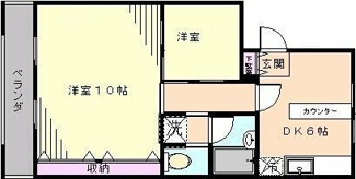 【間取り】 | キャニオンマンション加賀町第二 | 間取りです。