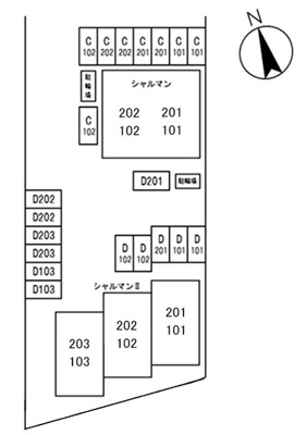 【区画図】 | シャルマンⅡ