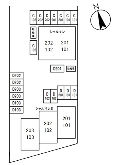 【区画図】 | シャルマンⅡ