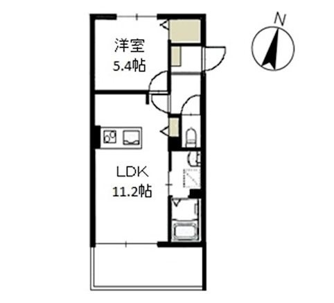 【間取り】 | メープルコート　A