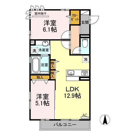 【間取り】 | イル　ヴィラージュ　A棟