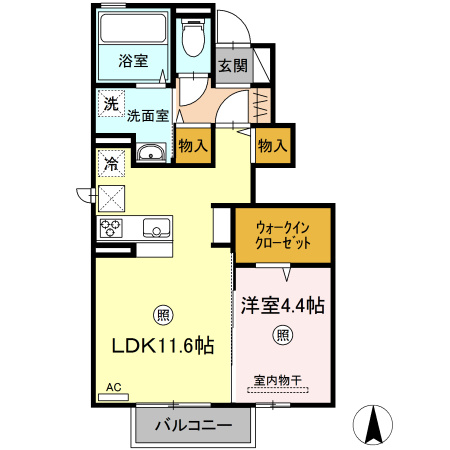 【間取り】 | フローラ　リエ