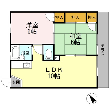 【間取り】 | ドミール山川